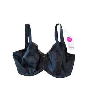 Freya NEW Black Viva Lace Side Support Bra Women's 32K